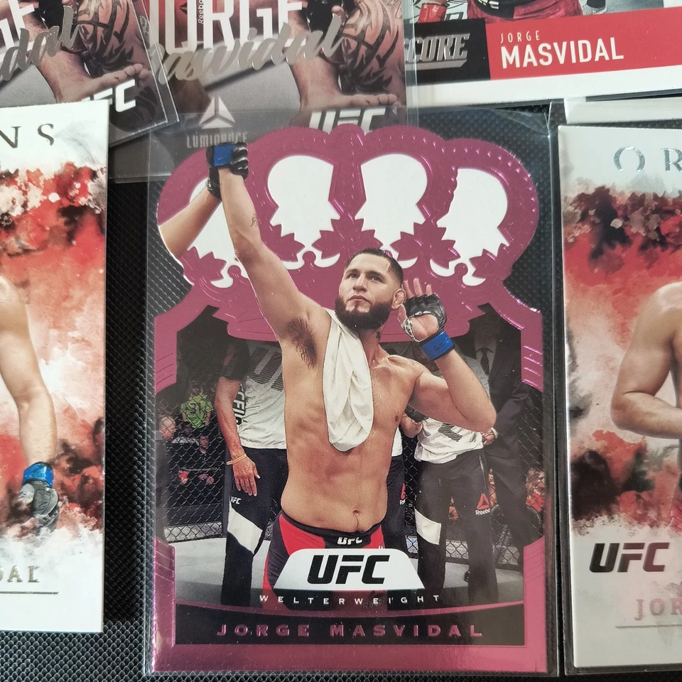 13 UFC Card LOT Jorge Masvidal UFC - Image 2 of 4