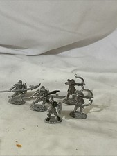 Dwarven Forge Miniatures ORCS Lot Of 5 Swordsmen Archers Metal 2000