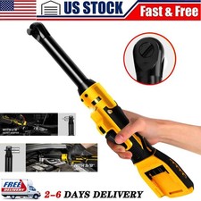 Extended Cordless Electric Ratchet Wrench, 3/8" for DEWALT Battery Long Reach