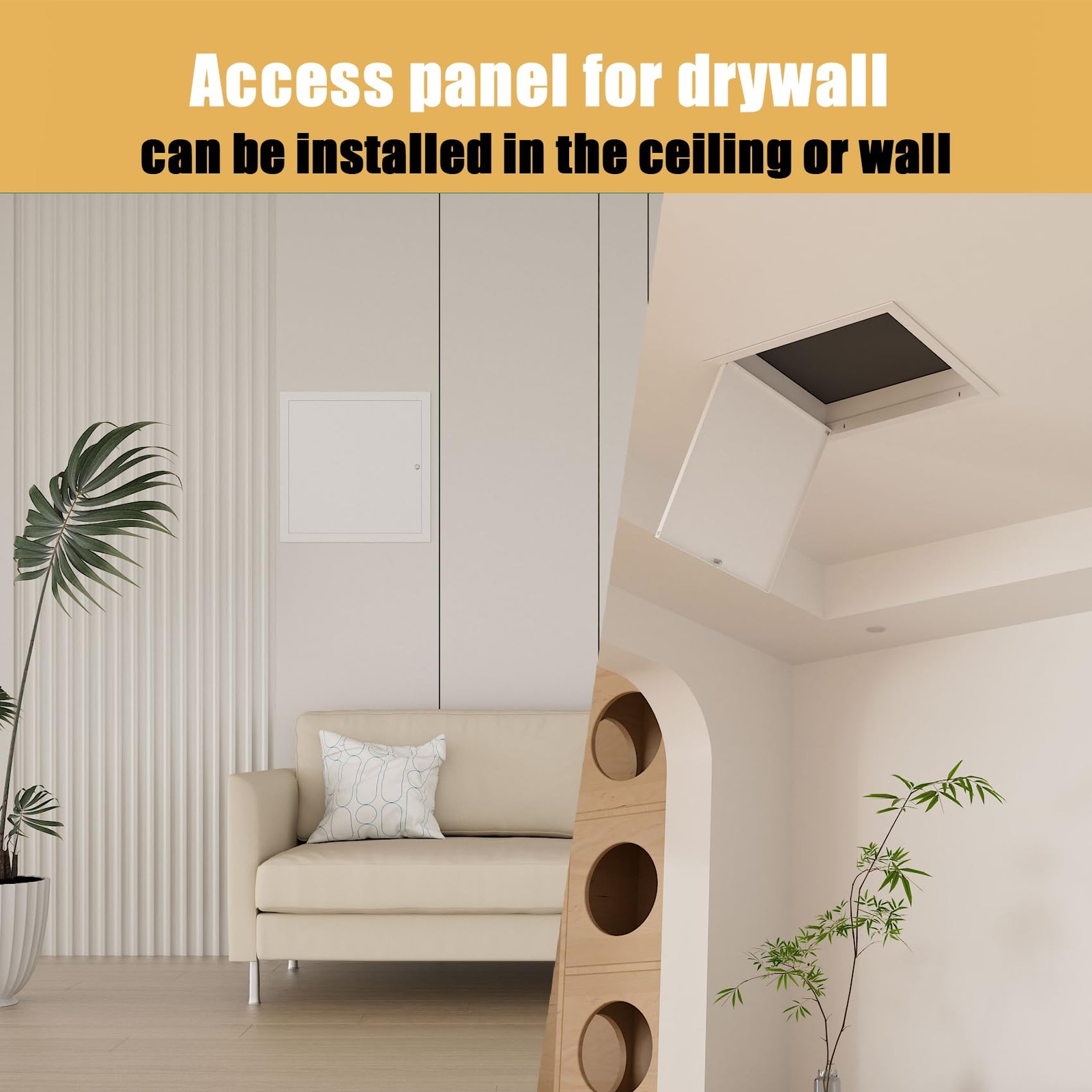 Thicken 1mm 24 x 24 Access Panel for Drywall,Attic Door, Ceiling Access Panel...