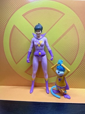McFarlane DC Super Friends Wonder Twins Jayna & Gleek Red Platinum Chase