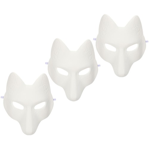3 Pcs Fuchs Gesichtssatz Kind Handbemalte Zubehör Zur Maskenherstellung - 第 9/12 張圖片