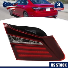 Driver Left Tail Light For Honda Accord 2016-2017 Inner Rear Brake Stop Tailamps