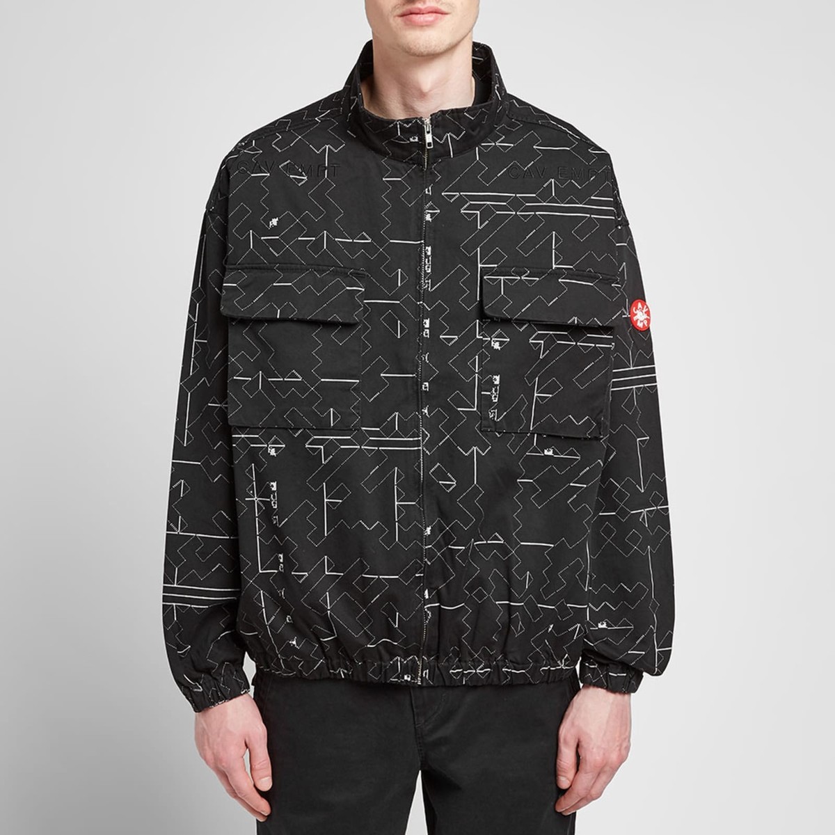 Cav Empt Noise 7 Zip Jacket Size XL Streetwear Made In Japan