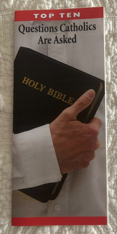 Prayer Pamphlet: Top Ten Questions Catholics Are Asked ***NEW***