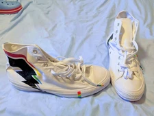 NEW CONVERSE CHUCK TAYLOR ALL STAR HI PRIDE LGBTQ LIGHTNING BOLT 165715C SIZE 13