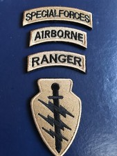 USA Special Forces Ranger Delta Dessert Camouflage Patches Badges USA America