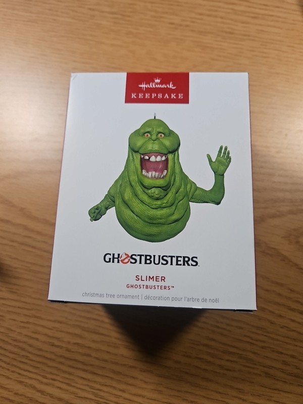 Hallmark Exclusive 2025 Keepsake  Ghostbusters Slimer Ornament New  Condition 