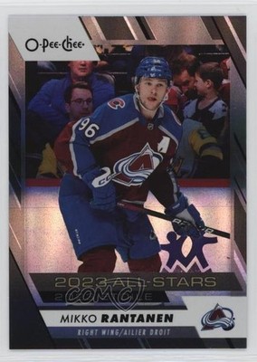 2023-24 O-Pee-Chee All-Star Black Rainbow 74/100 Mikko Rantanen #527 1i2b