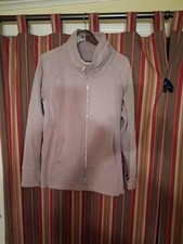 Lululemon Women's Scuba Full Zip jacket says 12 Pink Haze Long Sleeve Beauty