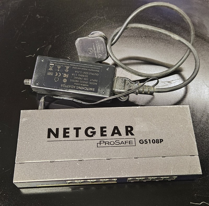 Netgear Prosafe Gs108p 8 Port Fully Managed 1000 Mbps/1 Gbps Network Switch #...