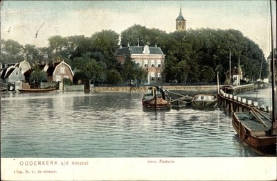 Ak Ouderkerk an der Amstel Nordholland, Herv. Presbyterium - 3989986