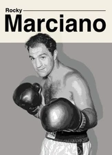 Rocky Marciano Artist Signed Boxing Art Card 2/10