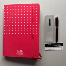COACH dot pattern notebook A5 size set cd8447