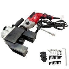 Handheld External Clamp-On Pipe Chamfering Machine 30/35/37.5° Flat Inner Bevel