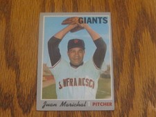 JUAN MARICHAL 1970 Topps Baseball Card # 210 GIANTS vg-ex