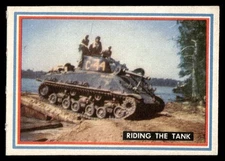 Fighting Marines 1953 Military War Topps Card #4 (EX Minor Corner Wear)