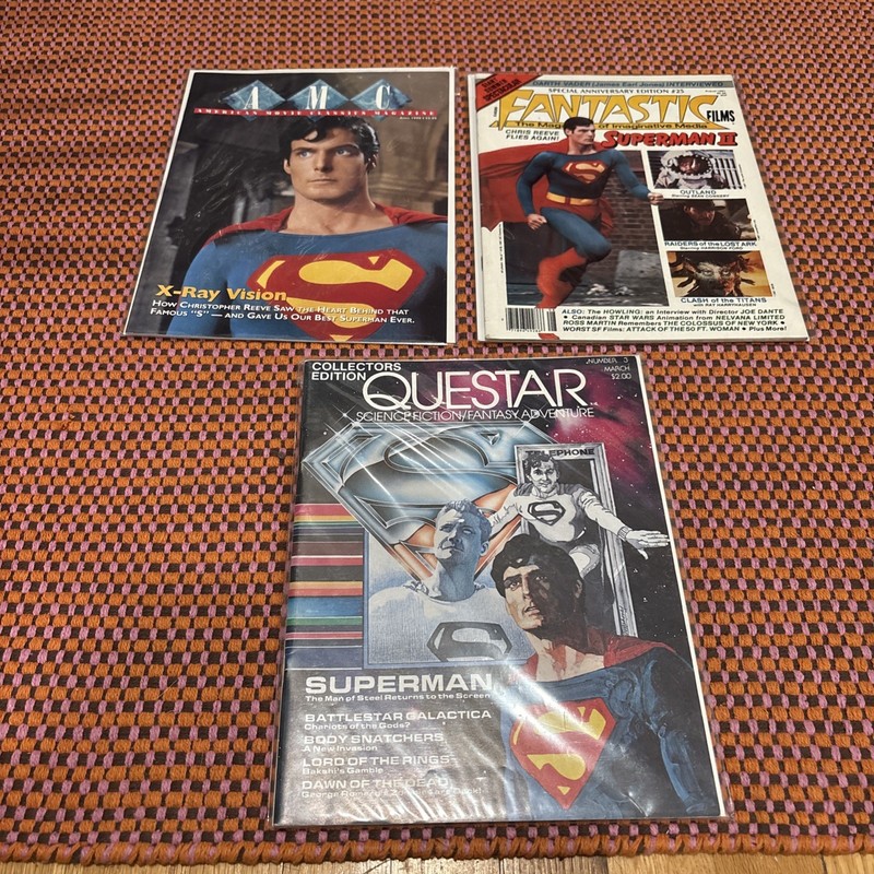 1998 Apr A M C, American Movie Classic Magazine,Christopher Reeve and 2 more 