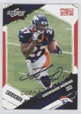 2009 Score Inscriptions Rookie Red Zone Auto 4/30 Knowshon Moreno #364 Auto 0s3