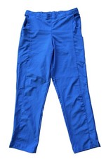 Wonder Wink Women  s Size L Royal Blue Elastic Waistband Scrub Pant Drawstring