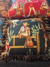 Retro Cowgirl Pinup Set Of 4 Pillows, Homemade Western Cowboy Decor Country Cute — photo 5