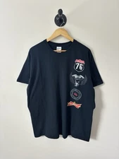 Vintage Budweiser Shirt Mens XL Black 90s Beer Alcohol Modelo Corona Miller Y2K