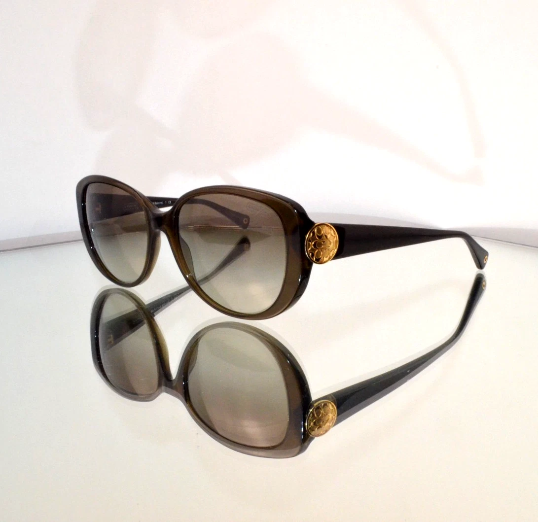 Coach HC8002 Victoria Sunglasses Frames Only Tortoiseshell Green 57-16-135 K7 Coach HC8002 Victoria Sunglasses Frames Only Tortoiseshell  main image 4