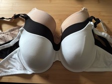 Fruit of the Loom 3 Pack Molded T-Shirt Bra FT797PK Size 36D