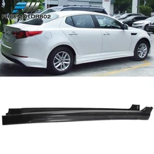 Fits 10-12 Kia Optima Type S PU Side Skirts Extension Rocker Panel Bodykit