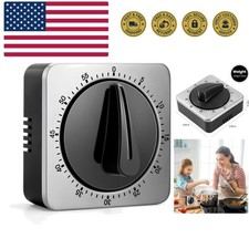 Kitchen Timers for Cooking, Chef Cooking Timer Clock with Loud Alarm,100% Mec...