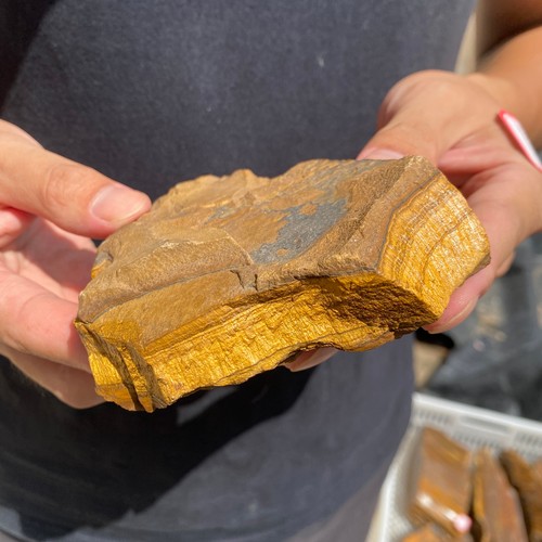 0.8lb Raw Natural tiger's Eye stone rough quartz crystal specimrn madagescar - Picture 6 of 14