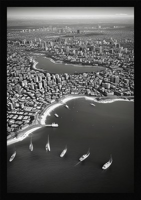 Epischer Hafen von Sydney gerahmtes Wandbild Poster Leinwanddruck Bild