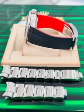 Rolex Sea-Dweller Red 126600 43mm Oyster Rubber B Ceramic Bezel Watch Box/Paper 8