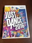 Just Dance 2016 (Nintendo Wii, 2015) Game And Case ! No Manual