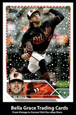 2023 Topps Holiday DL Hall #H147 Baltimore Orioles Rookie MLB Baseball 