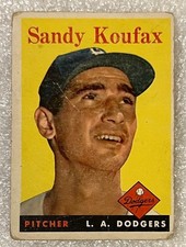 Sandy Koufax Cards - Vintage Baseball Card Timeline 44