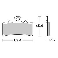 Bremsscheiben SBS 877 HF KTM Duke 4T 390 2013 2016