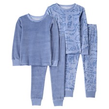 Carter's Kids' 4-piece Pajama Set - Blue