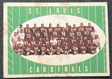 1961 TOPPS ST. LOUIS CARDINALS TEAM CARD #121 VG LITE STAINS