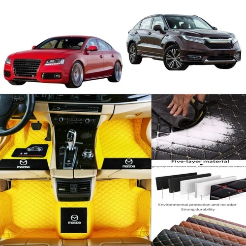 For Mazda All Models Car Floor Mats Anti-slip Luxury Custom Carpets Waterproof - Picture 13 of 43