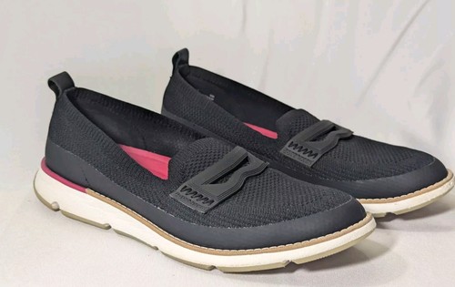 Mocasín sin cordones Zerogrand negro 9 B Stitchlite para mujer Cole Haan W21317 - Imagen 2 de 10