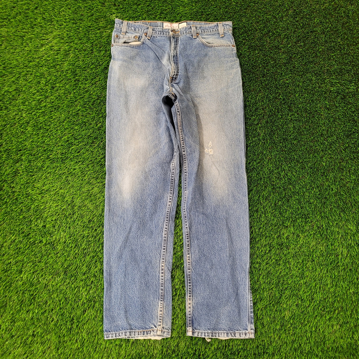 Vintage LEVIS Extra-Baggy Jeans 36x33 (38x34) Blue Fraying Vintage LEVIS Extra-Baggy Jeans 36x33 (38x34) Blue Fraying