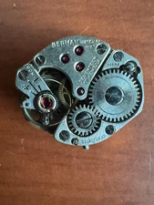 VINTAGE LADIES BERMAN WRIST WATCH MOVEMENT CAL. FHF 60 KEEPING TIME