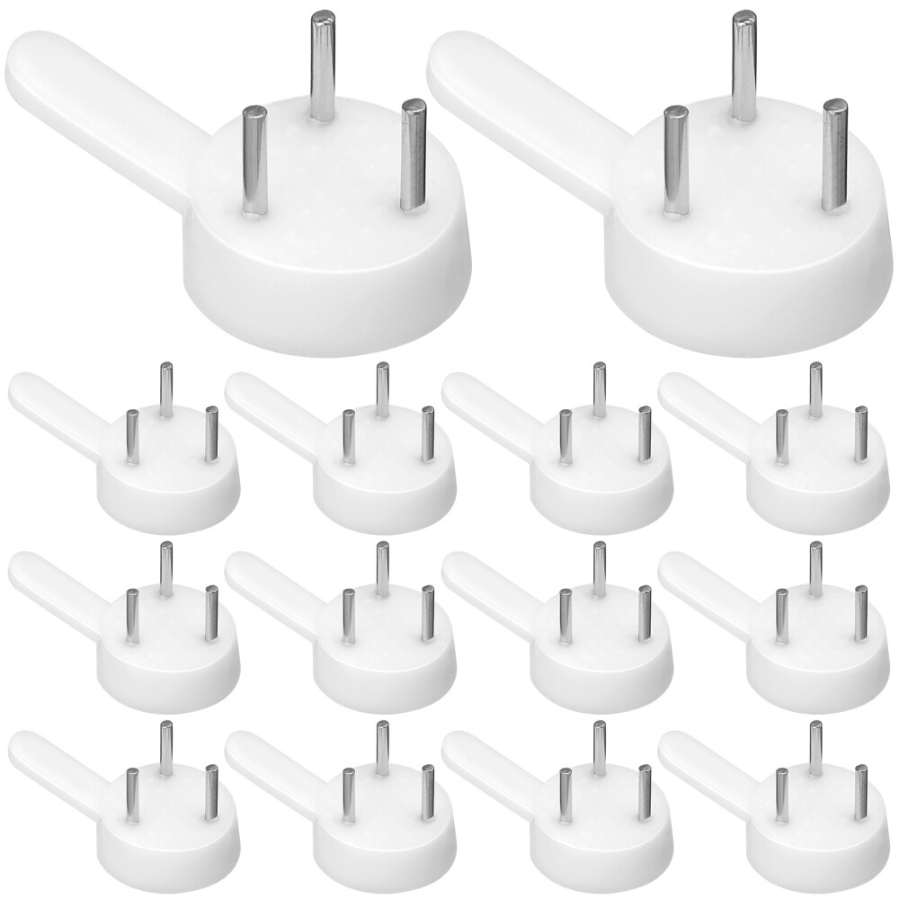 100 Pcs Hanging Hooks for Frame No Trace Traceless Photo Nail Wall Frames