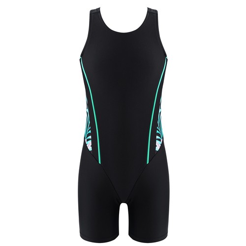 Kids Girls Swimwear Surfing Bodysuit Open Back Short Jumpsuit Water Sports - Picture 9 of 53
