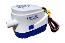 SAILFLO Automatic Submersible Boat Bilge Water Pump 12v 750gph Auto with Floa...