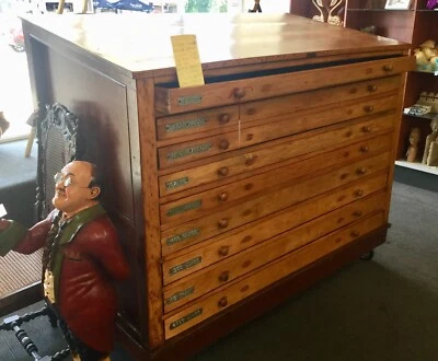 Antique Map Drawers Massive Size Antiques Gumtree Australia