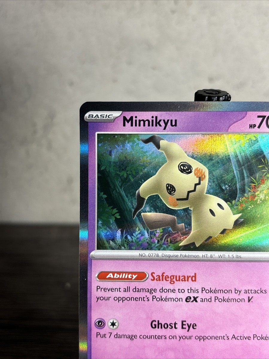 Pokemon TCG - Paldean Fates - Mimikyu - 037/091 - Holo - Rare NM