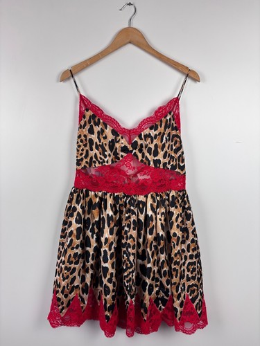 Paco Rabanne x H&M Leopard Mini Lace Dress Multicolor Size M / EU 42