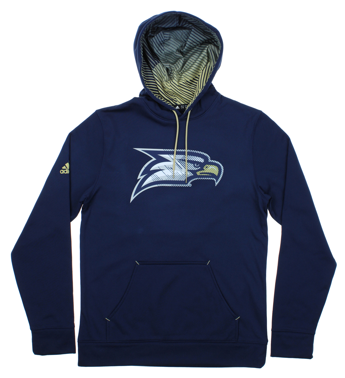 Мужская толстовка Adidas NCAA с капюшоном-невидимкой South Georgia State Hawks, темно-синий